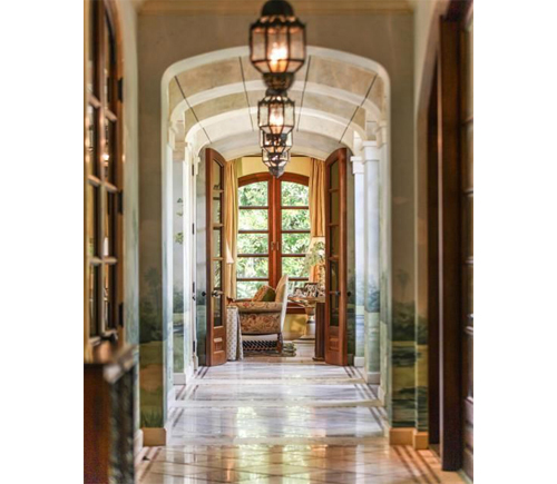 CLOISTERED ENTRY HALL