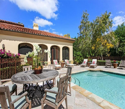 PRIVATE ENTERTAINING AREA NESTED ADJACENT TO THE FOREST PRESERVE