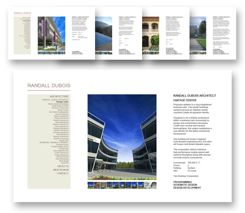 ARCHITECTURAL PORTFOLIO WEBSITE