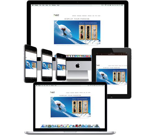 RESPONSIVE WEBSITE ACROSS DEVICES AND PLATFORMS